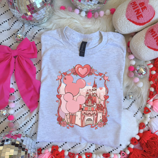 VALENTINES DAY CASTLE SHIRT - Youth & Adult Sizes