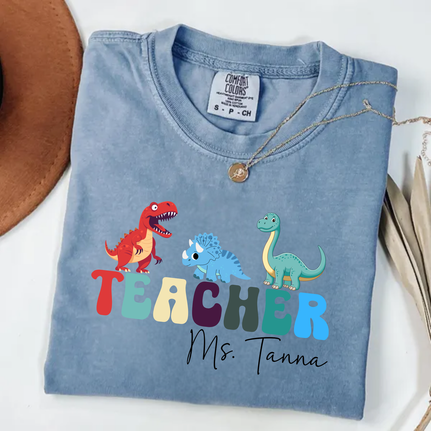 Custom Dinosaur Teacher Shirt