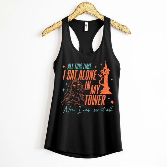 TOWER PRINCESS Racerback Tank for Women