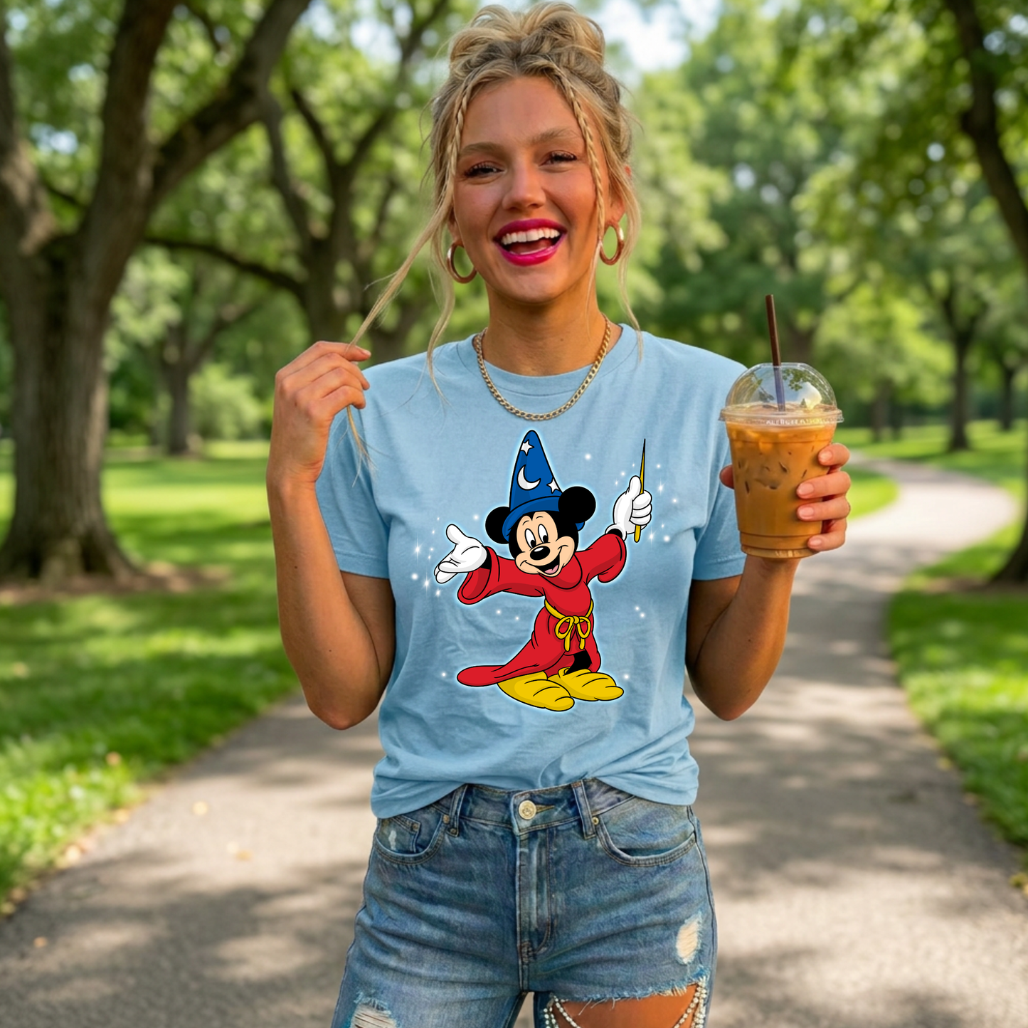 Sorcerer Mick | Magical Theme Park Shirt & Tank | Adult Comfort Colors Tee