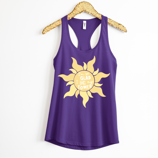 TOWER PRINCESS SUN Racerback Tank for Women