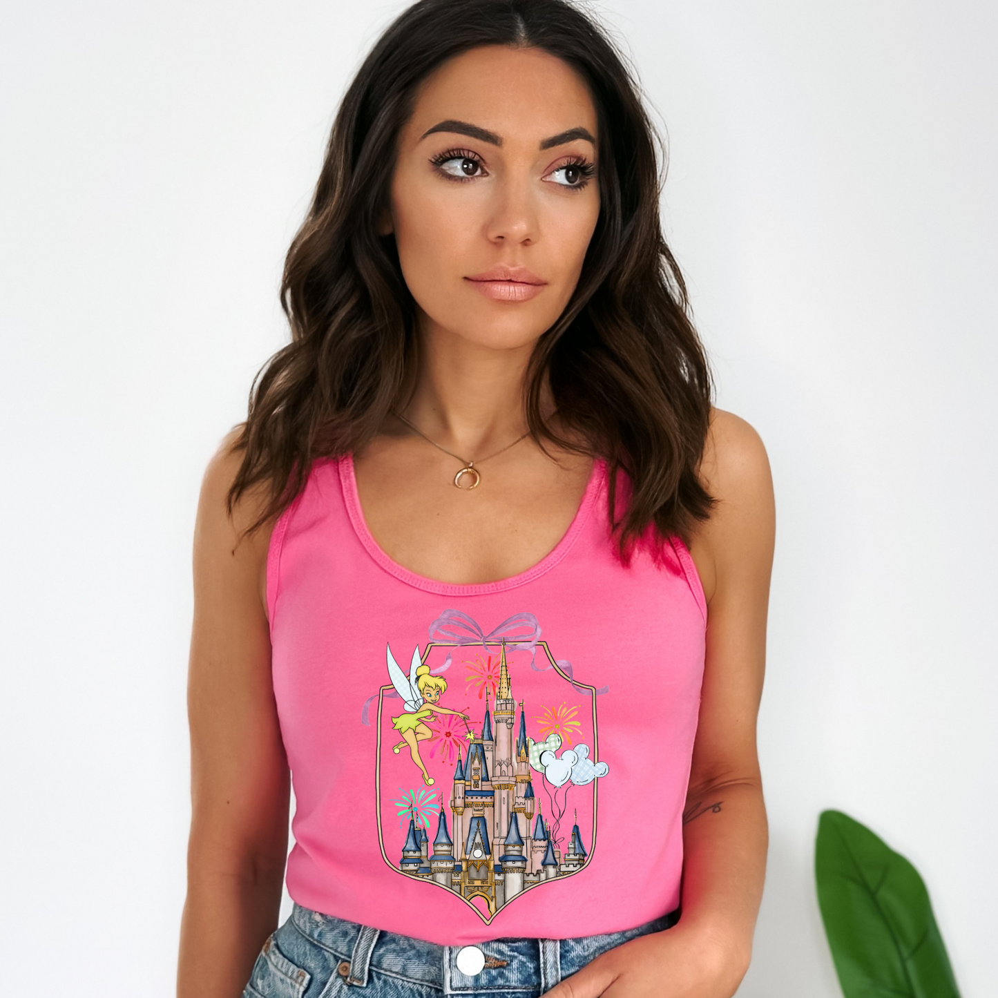 TINK & CASTLE Racerback Tank for Women – Lightweight Vacation Graphic Tank