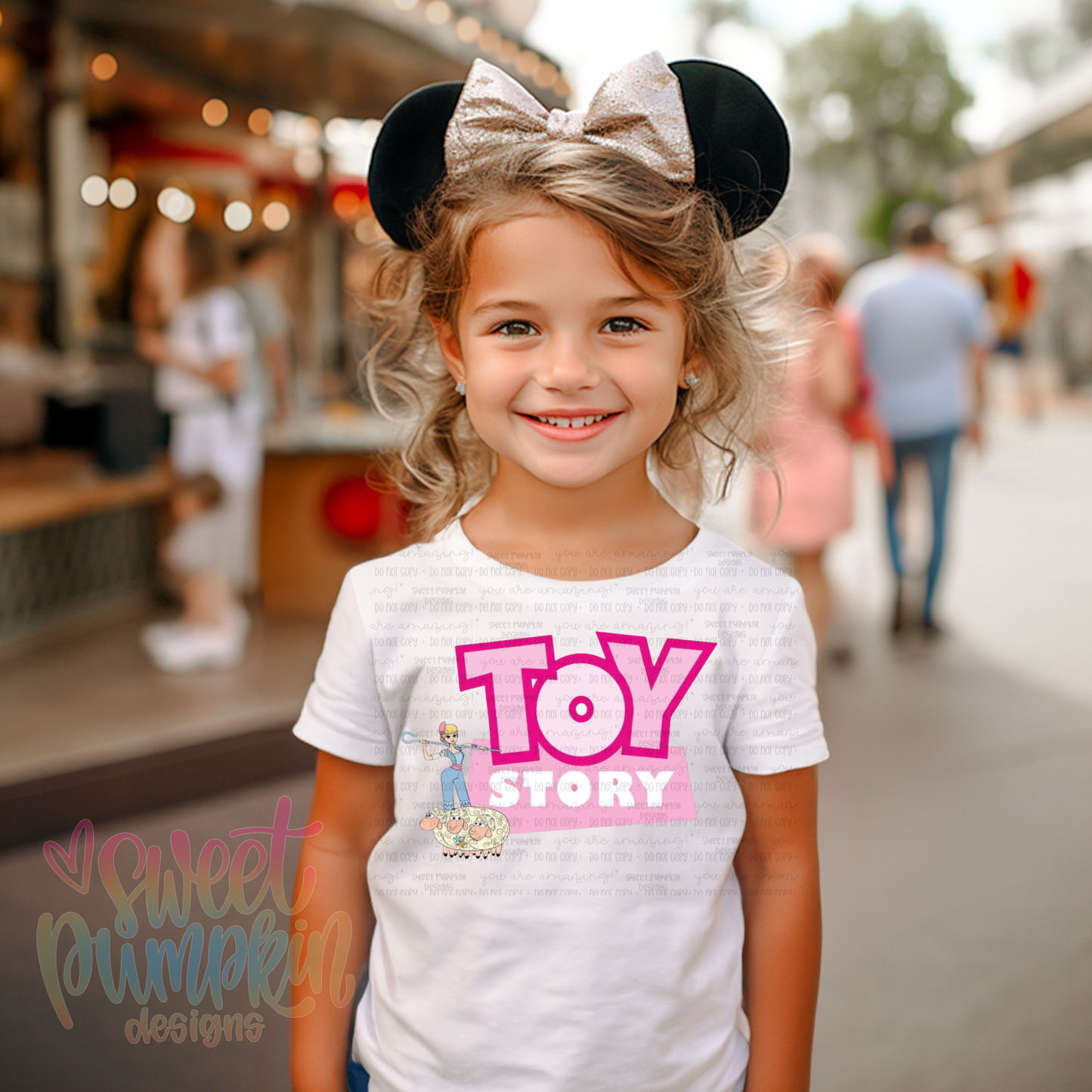 PINK BO TOY Magical Theme Park Kids Shirt | Toddler & Youth Sizes