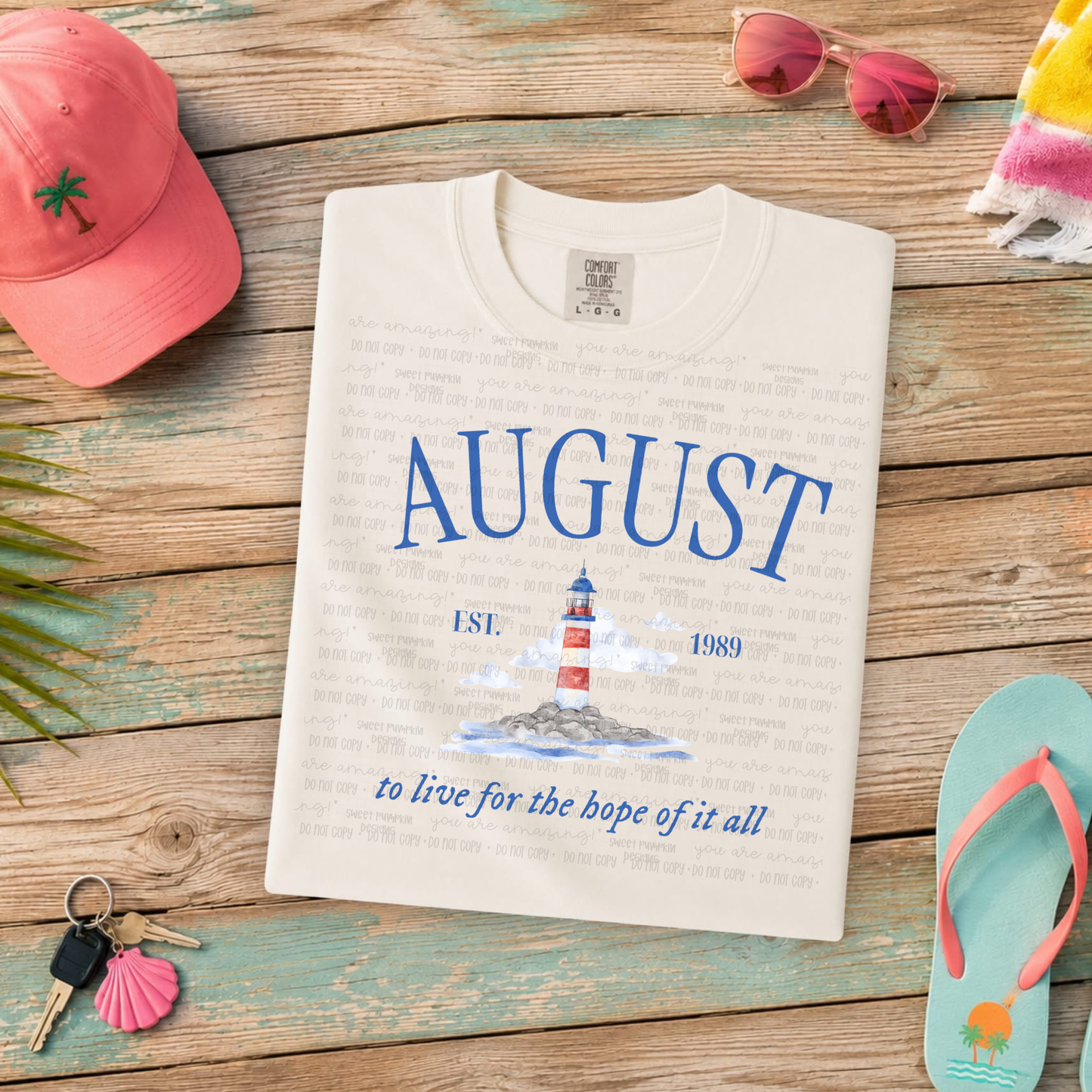 AUGUST |COMFORT COLORS Shirt & Tank