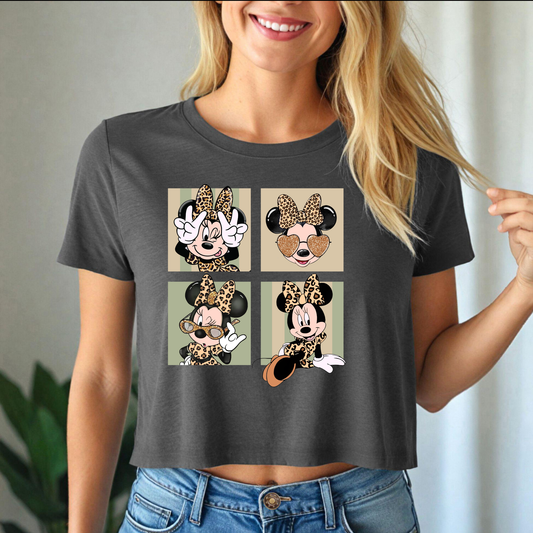 Safari mouse CROP TOP