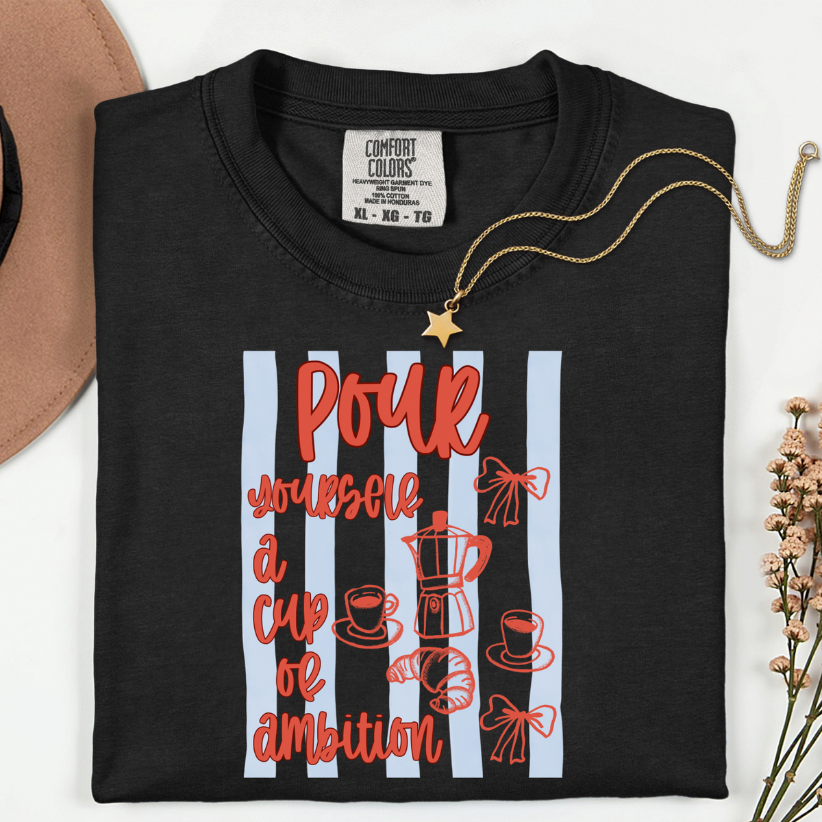 Preppy Ambition Comfort Colors Shirt | Country Music Graphic Tee |