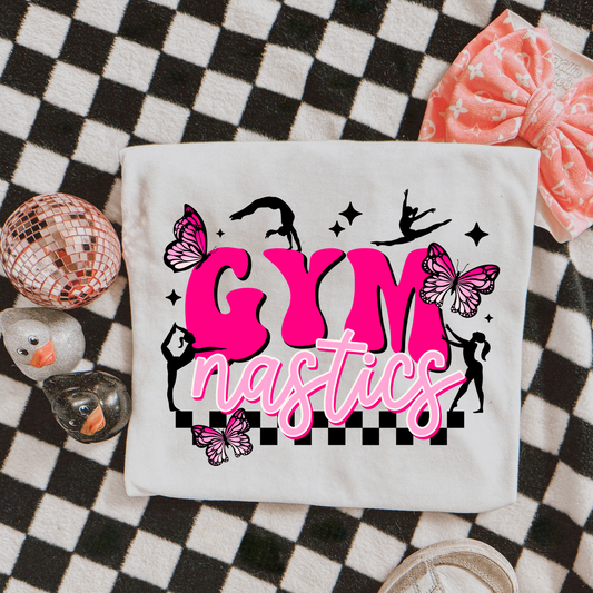 PINK GYMNASTICS SHIRT