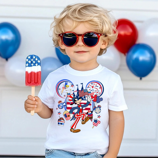 PATRIOTIC GOOF T-SHIRT - PATRIOTIC SHIRT FOR KIDS - LIMITED RELEASE