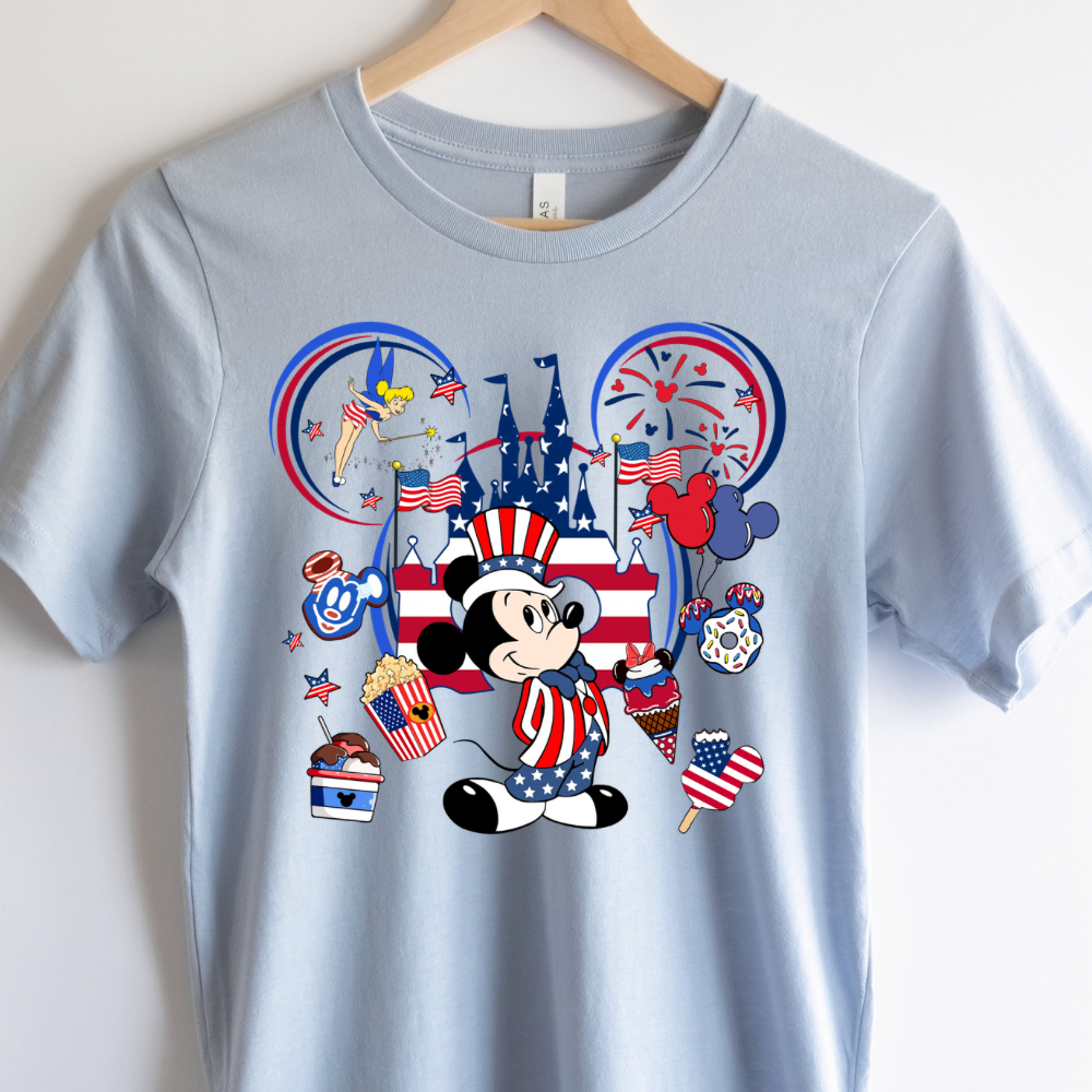 Mick Patriotic Shirt | Bella Canvas Fourth of July Graphic Tee | USA Summer Shirt for Men