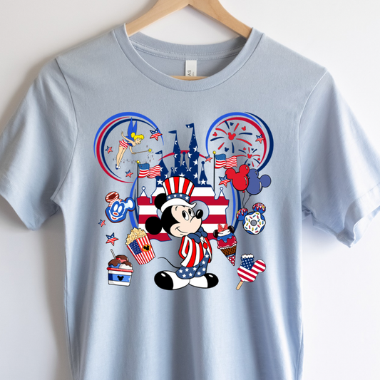 Mick Patriotic Shirt | Bella Canvas Fourth of July Graphic Tee | USA Summer Shirt for Men