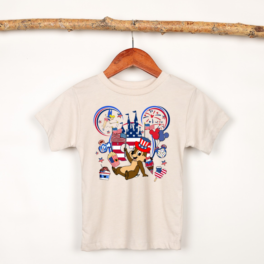 Patriotic Chip T-SHIRT - PATRIOTIC SHIRT FOR KIDS