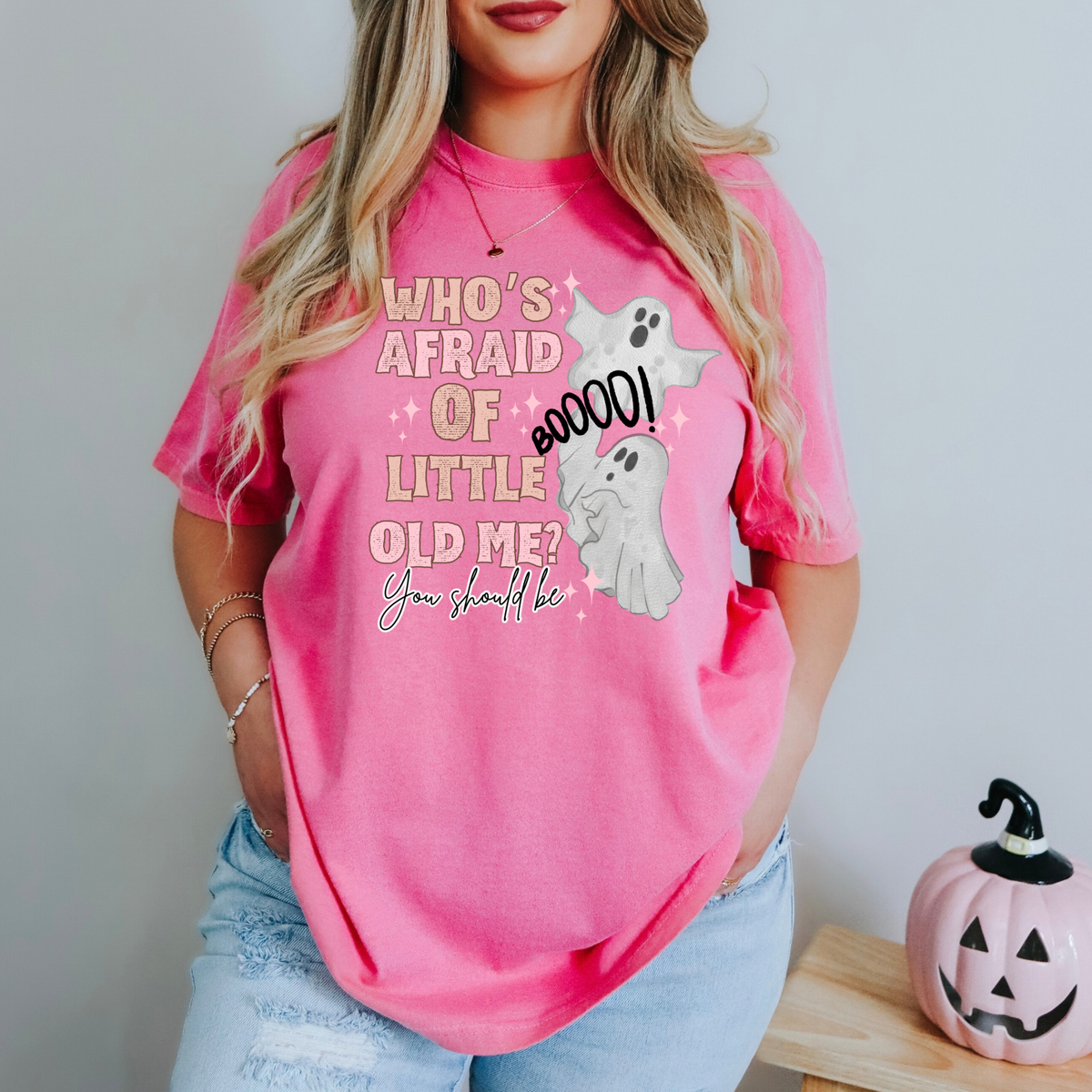 LITTLE OLD ME Halloween Shirt – Comfort Colors Short-Sleeve or Long-Sleeve Tee
