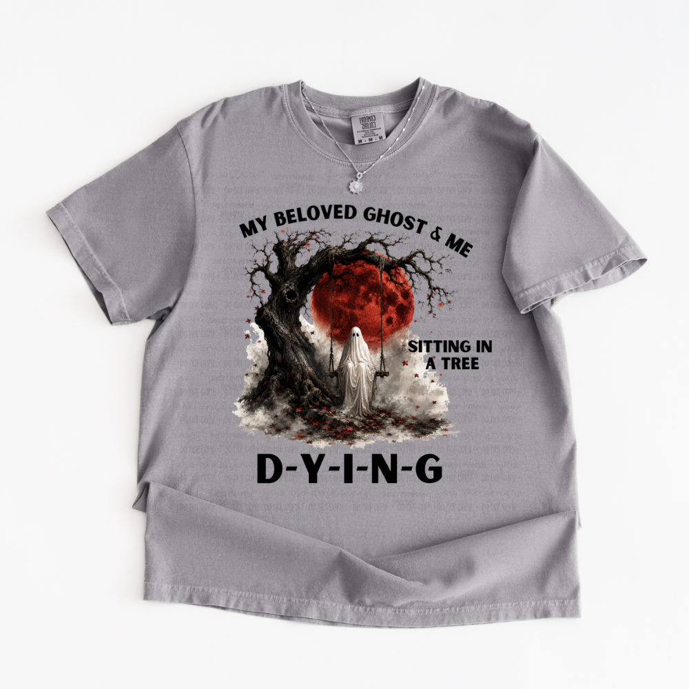 BELOVED GHOST & ME Halloween Shirt – Comfort Colors Short-Sleeve or Long-Sleeve Tee