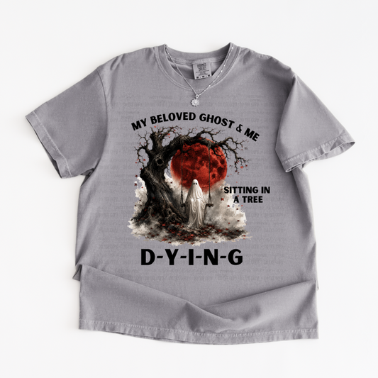 BELOVED GHOST & ME Halloween Shirt – Comfort Colors Short-Sleeve or Long-Sleeve Tee