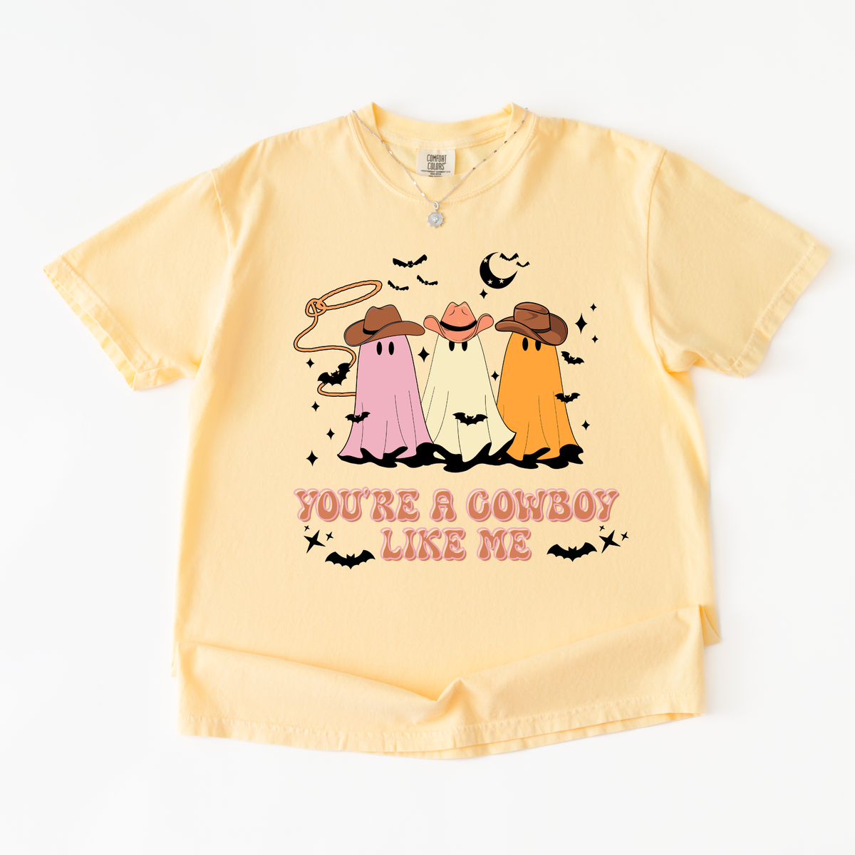 COWBOY LIKE ME Halloween Shirt – Comfort Colors Short-Sleeve or Long-Sleeve Tee