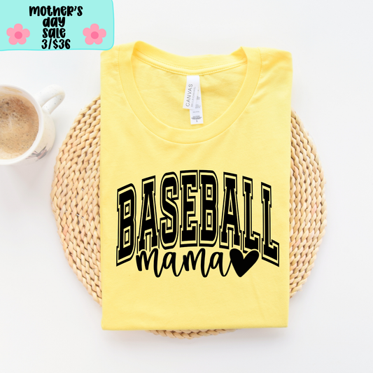 Baseball Mama SHIRT - Bella Canvas - MOTHER’S DAY SALE