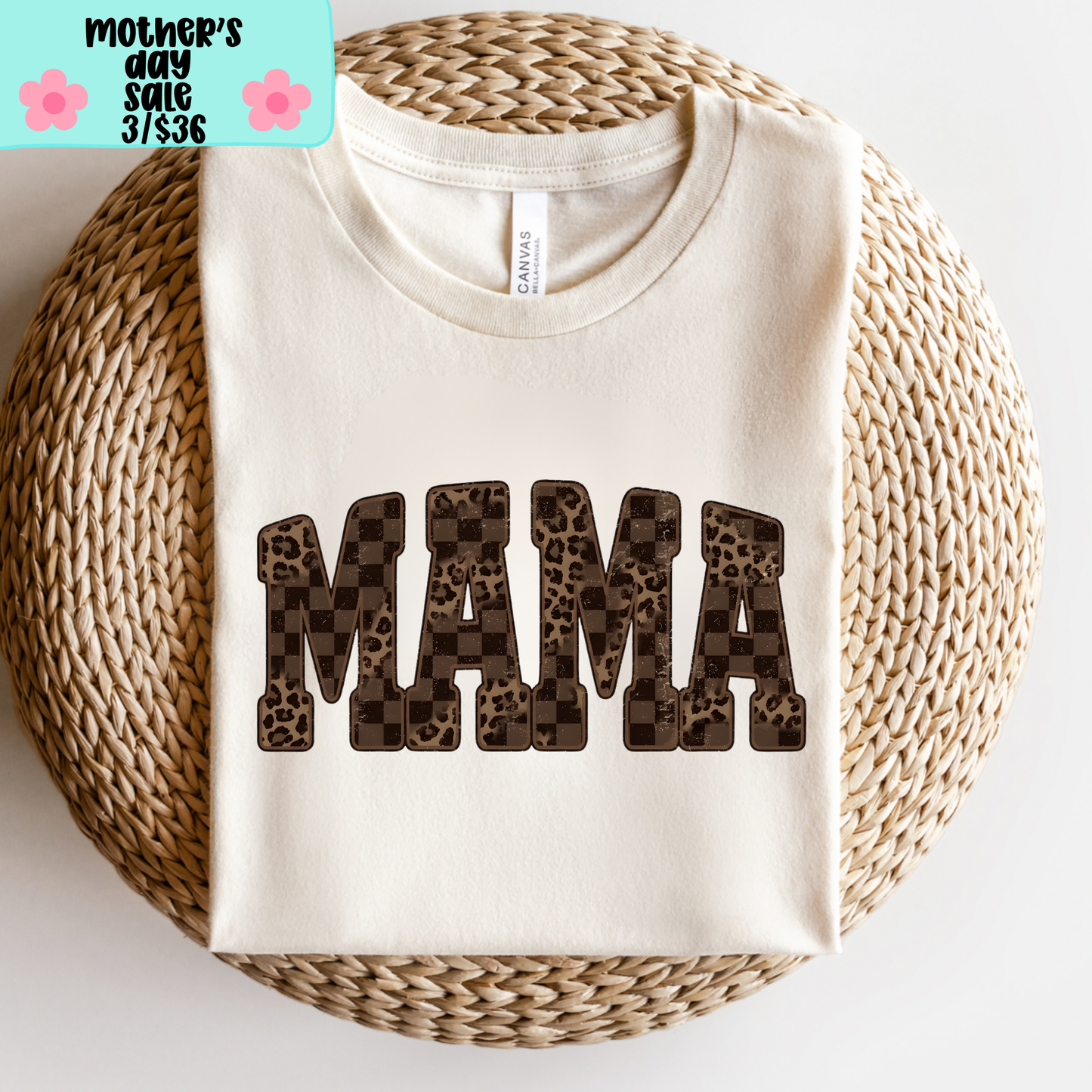 Leopard Mama SHIRT - Bella Canvas - MOTHER’S DAY SALE