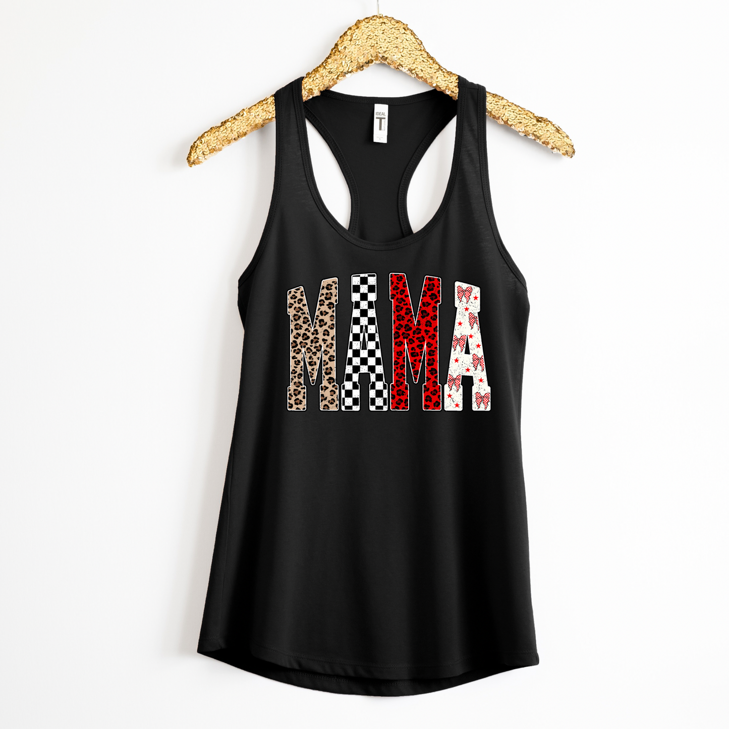 Retro Mama TANK TOP - Racer Back Next Level Tank - MOTHER’S DAY SALE