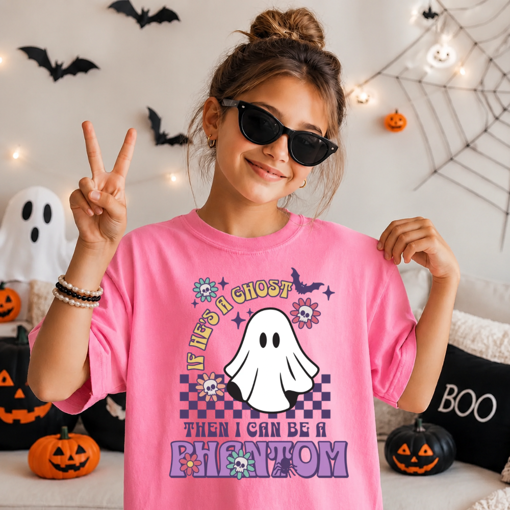 If He’s A Ghost (Ready For It?) Halloween Shirt for Kids