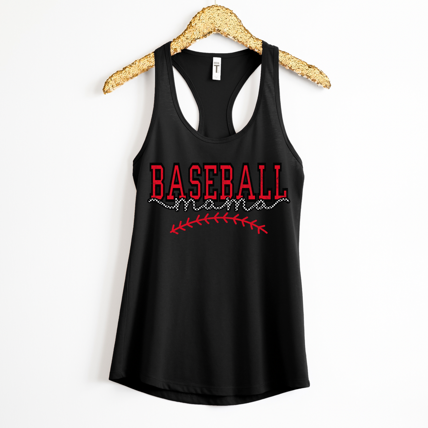 Baseball Mama TANK TOP - Racer Back Next Level Tank - MOTHER’S DAY SALE