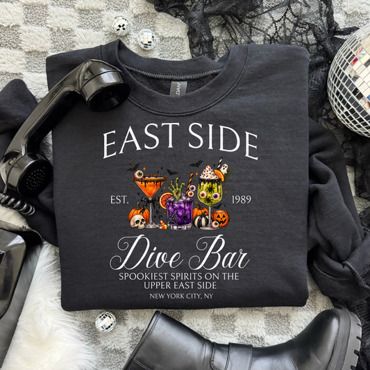 Dive Bar Halloween Sweatshirt for Women | Cozy Halloween Crewneck