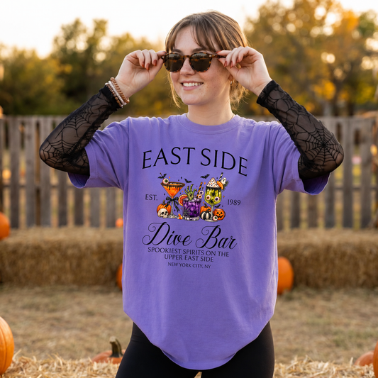 Halloween Dive Bar Shirt – Comfort Colors Short-Sleeve or Long-Sleeve Tee