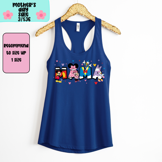 Mick & Friends Mama TANK TOP - Racer Back Next Level Tank - MOTHER’S DAY SALE