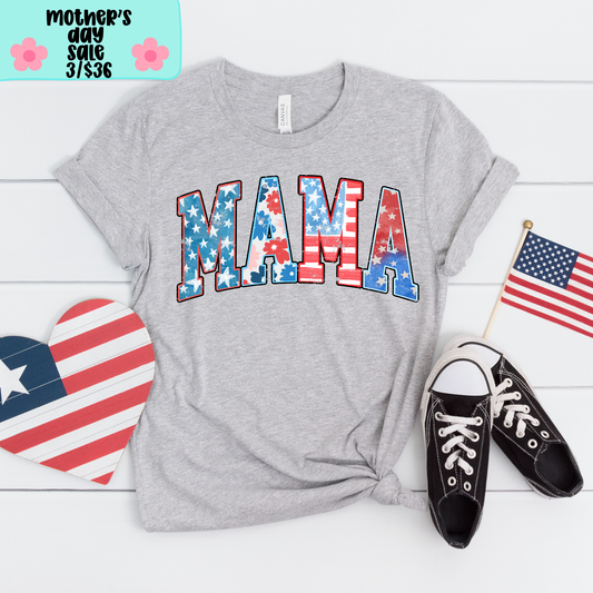 Patriotic Mama SHIRT - Bella Canvas - MOTHER’S DAY SALE