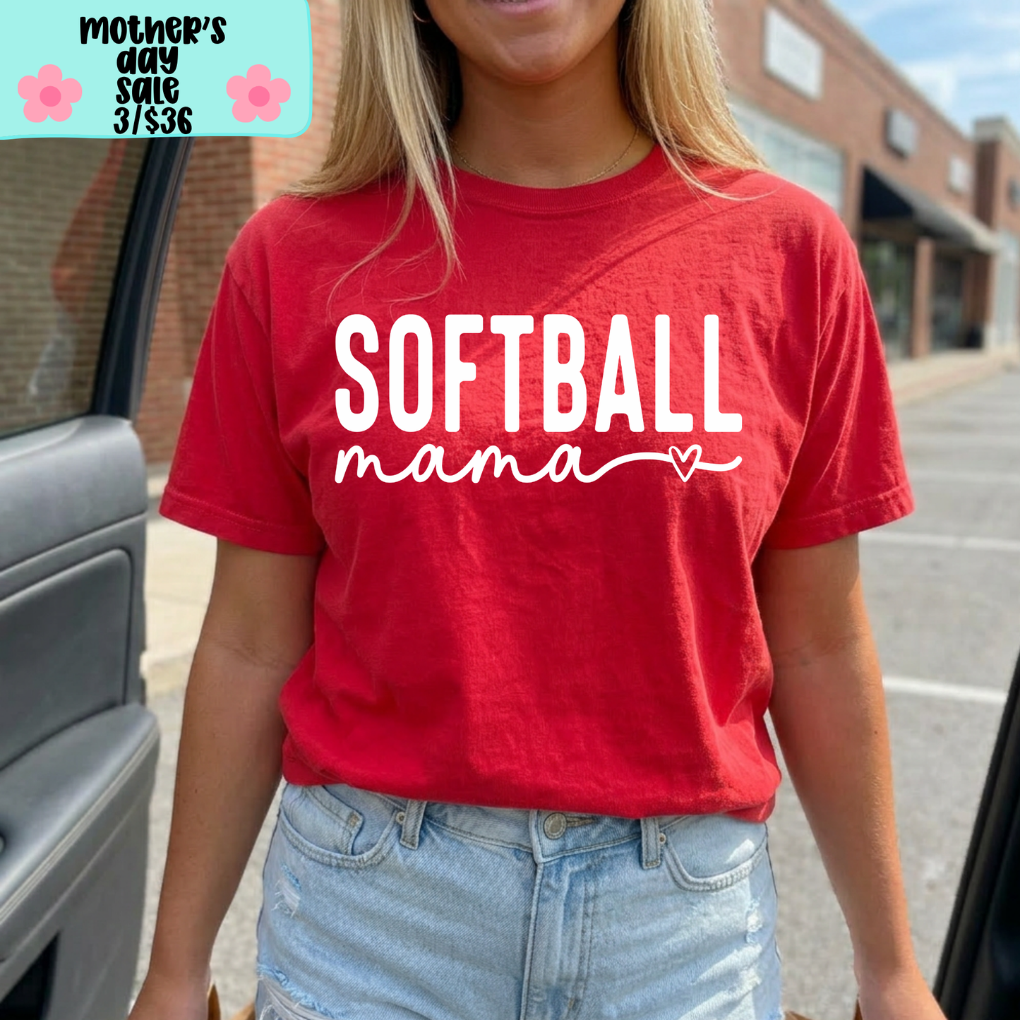 Softball Mama SHIRT - Bella Canvas - MOTHER’S DAY SALE