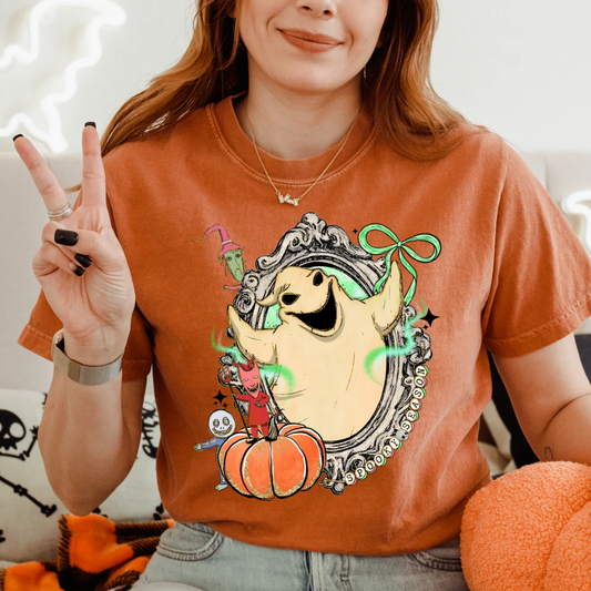 OOGIE HALLOWEEN FRAME SHIRT | Magical Theme Park Shirt & Tank | Adult Comfort Colors Tee