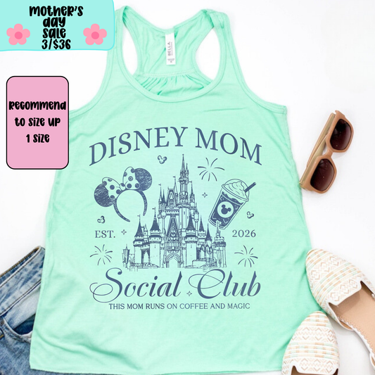 Magical Mom Social Club TANK TOP - Racer Back Next Level Tank - MOTHER’S DAY SALE