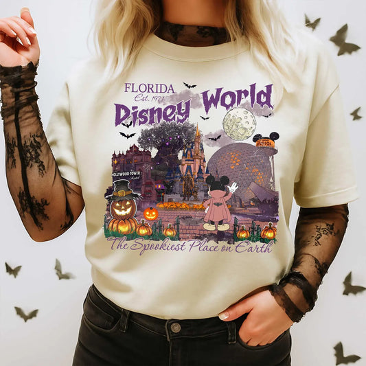 SPOOKY WDW Shirt | Magical Theme Park Shirt & Tank | Adult Comfort Colors Tee