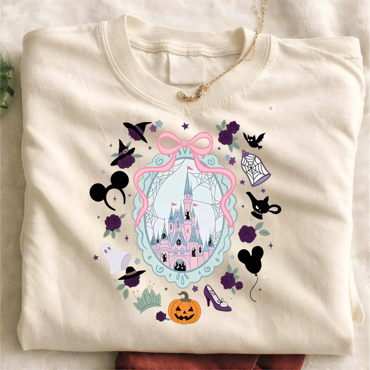 SPOOKY CASTLE HALLOWEEN SHIRT  | Magical Theme Park Shirt & Tank | Adult Comfort Colors Tee