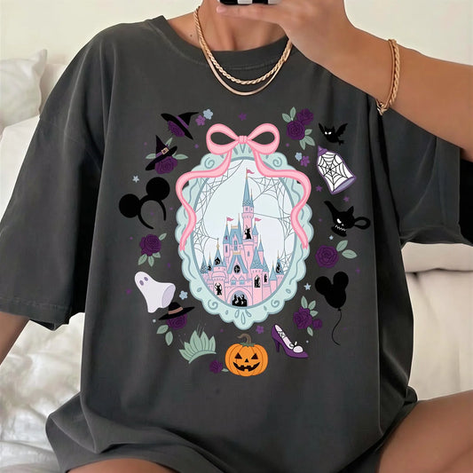 SPOOKY CASTLE HALLOWEEN SHIRT  | Magical Theme Park Shirt & Tank | Adult Comfort Colors Tee