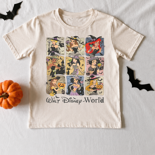 HALLOWEEN PRINCESSES Magical Theme Park Halloween Kids Shirt | Toddler & Youth Sizes