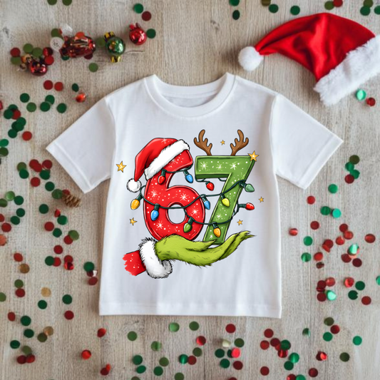 Kids 6-7 Christmas Shirt | Funny Holiday Tee for Kids