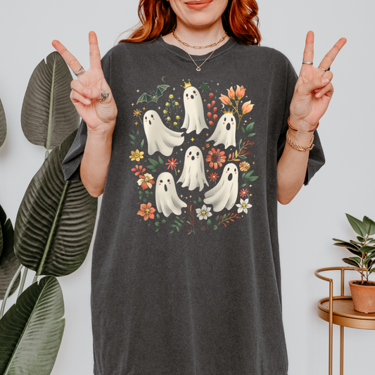 Vintage Ghost Halloween Shirt Comfort Colors
