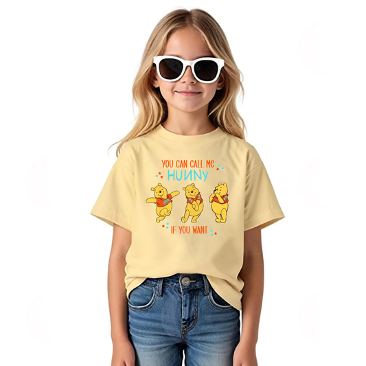 You Can Call Me Hunny - Youth Comfort Colors