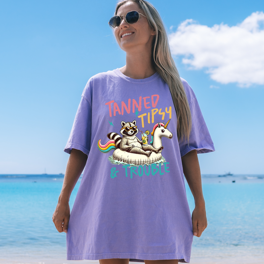 Tanned Tipsy and Trouble