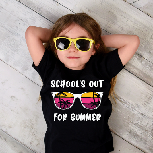 Last Day of School Shirt for Girls | Cute Kids End of School Tee | Summer Break Shirt | Girls Graphic T-Shirt | Last Day Outfit