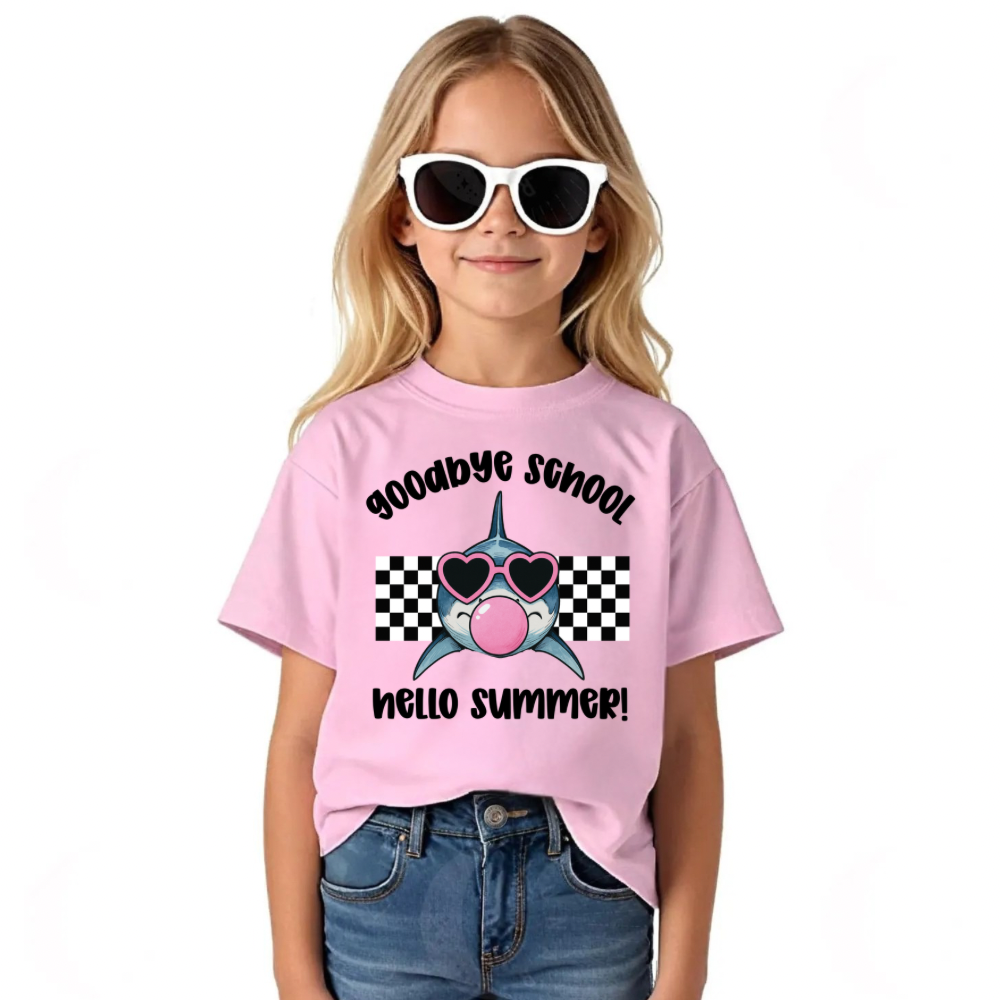 Last Day of School Shirt for Girls | Cute Kids End of School Tee | Summer Break Shirt | Girls Graphic T-Shirt | Last Day Outfit
