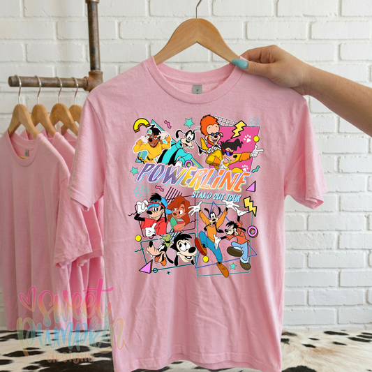 POWERLINE TSHIRT OR TANK - ADULTS & KIDS 90’S SUMMER COLLECTION