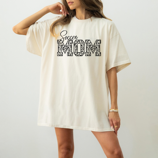 Soccer Mom Shirt Bella Canvas, Cute Soccer Game Day Tee for Moms, Comfortable Sports Mom Outfit
