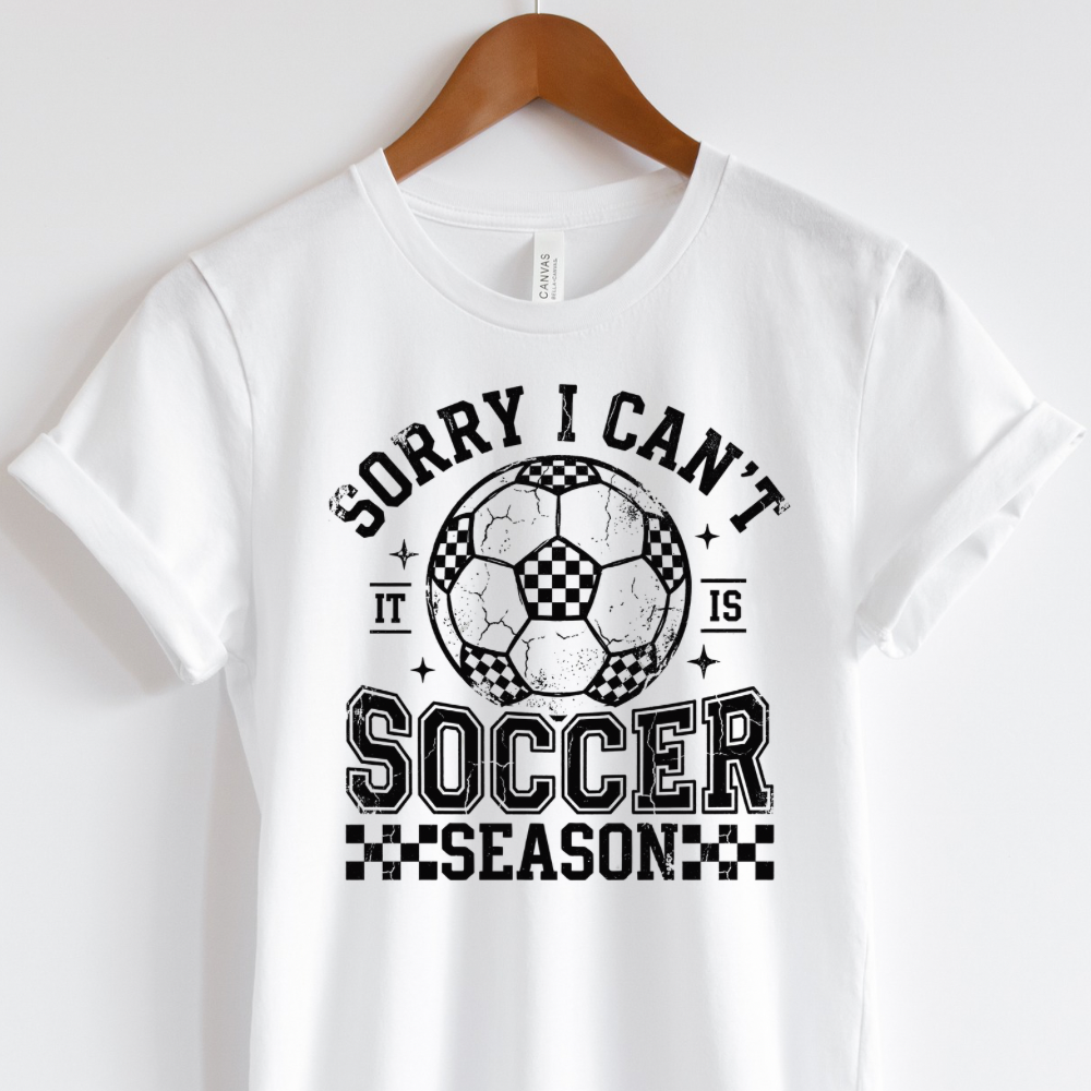 It’s Soccer Season - Soccer Mom Shirt Bella Canvas, Cute Soccer Game Day Tee for Moms, Comfortable Sports Mom Outfit