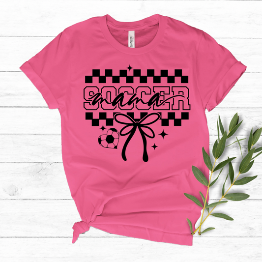 Soccer Mom Shirt Bella Canvas, Cute Soccer Game Day Tee for Moms, Comfortable Sports Mom Outfit