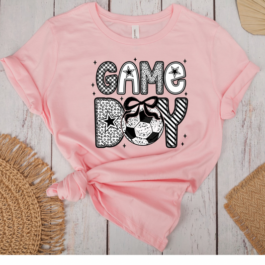 Soccer Game Day- Soccer Mom Shirt Bella Canvas, Cute Soccer Game Day Tee for Moms, Comfortable Sports Mom Outfit