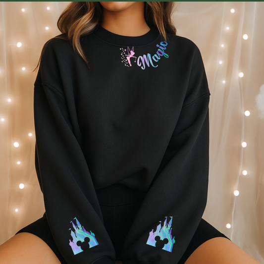 Magic Iridescent Castle Sweatshirt for Park Days