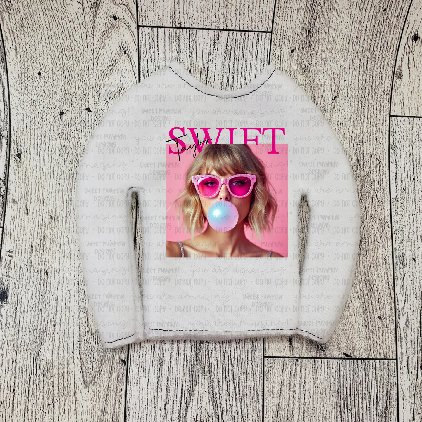 elf sweater for 12" doll - design 1