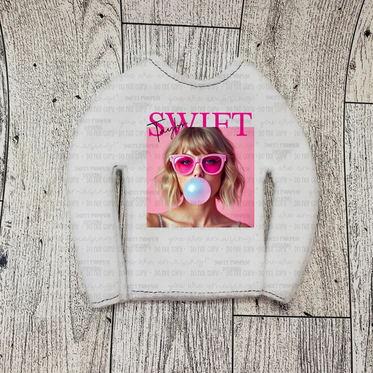 elf sweater for 12" doll - design 1