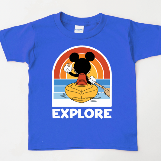 Explore mouse shirt for kids